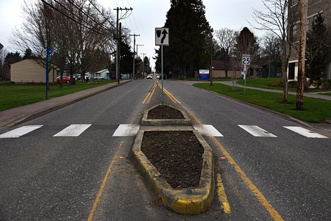 32nd Ave. Island at SE Meeks St.